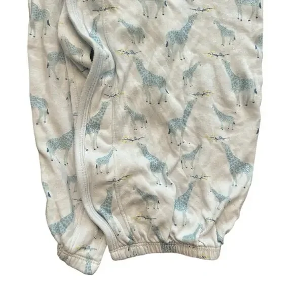 Magnetic Me 2pc Set Newborn - 0-3 Months‎ Giraffe Sleeper Pants Boys One Piece - Picture 4 of 5